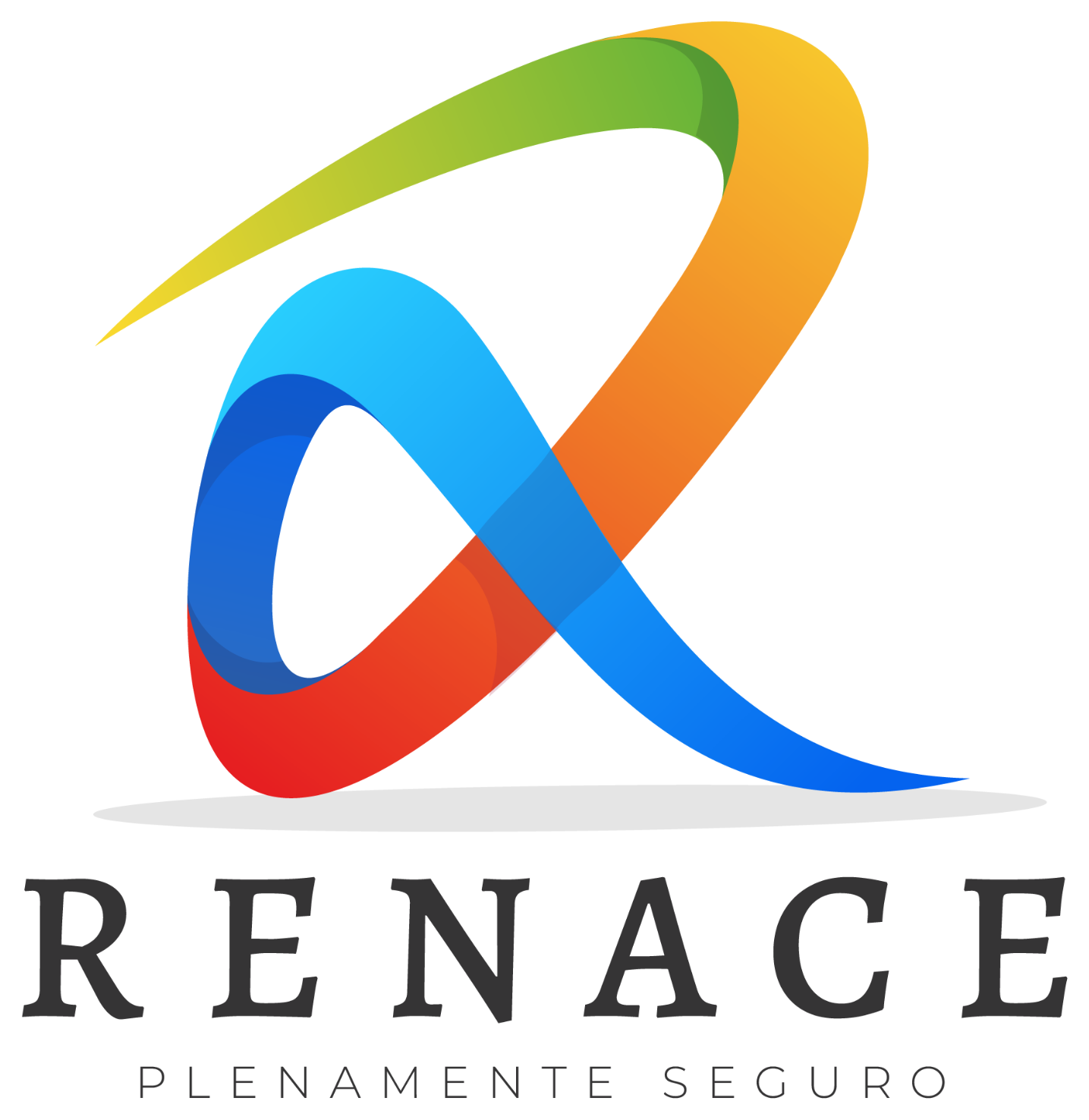 Logotipo corporativo de RENACE Plenamente Seguro creado desde cero