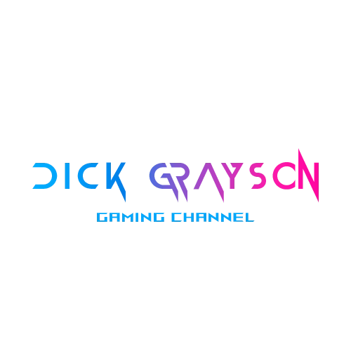 Composición de logotipo del canal de gaming Dick Greyson