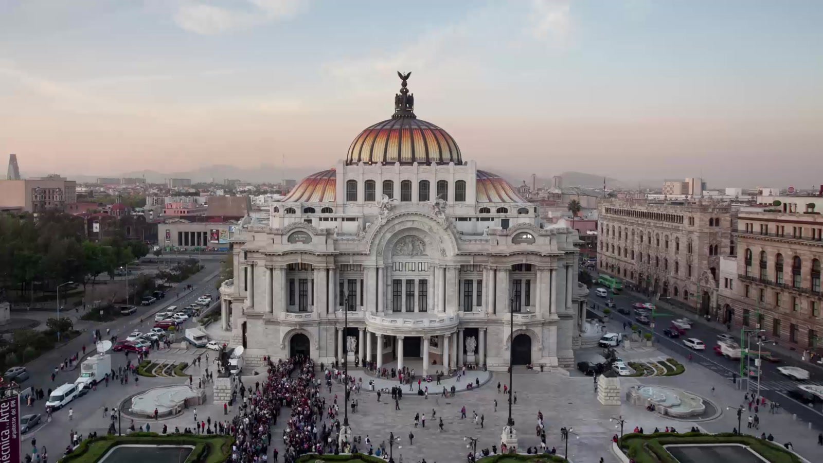 Vista aérea cinematográfica usada como portada del proyecto Video y Producción